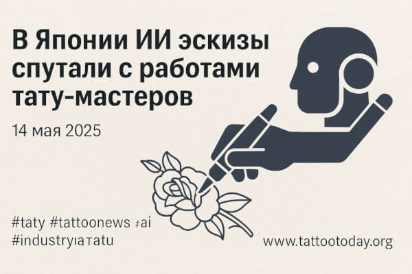 В Японии ИИ эскизы спутали с работами тату-мастеров