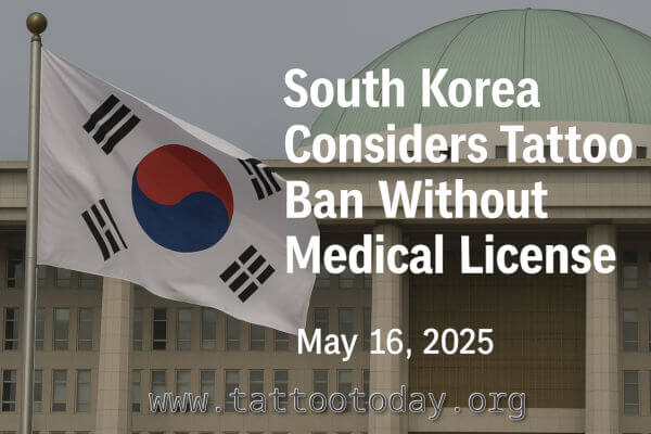 В Южной Корее хотят запретить тату-салоны без медицинской лицензии