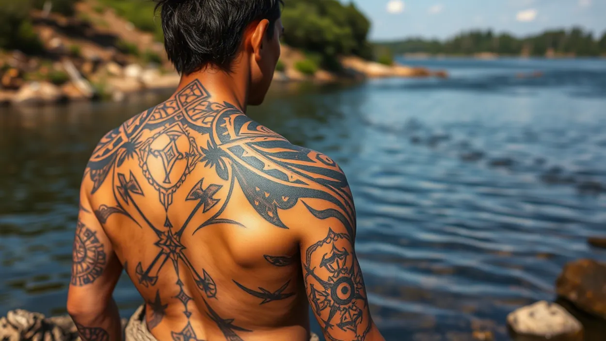 Магические мужские тату Древнего Китая Магические тату Древнего Китая