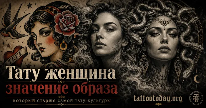 Тату женщина: значение образа, который старше самой тату-культуры